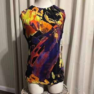 Colorful Abstract Women's Blouse
